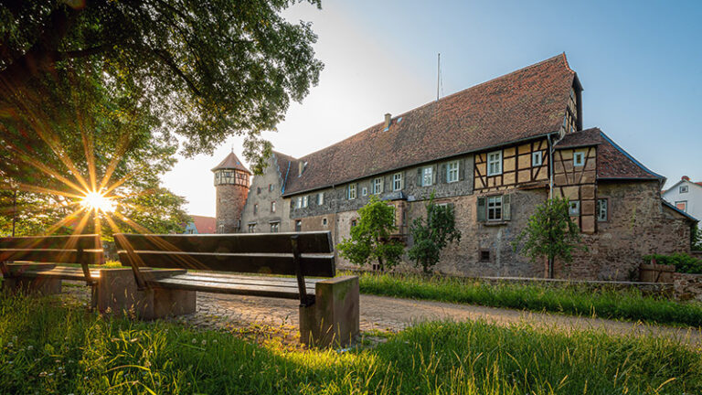 Michelstadt en odenwald es una hermosa ciudad vieja en alemania