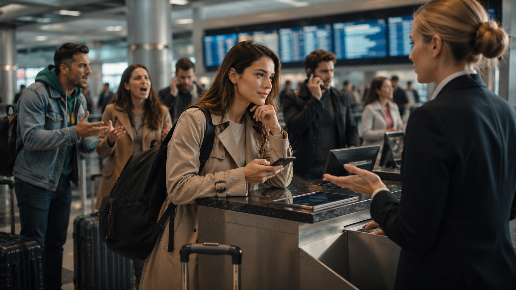 Flugstörungen und alternative Flugverbindungen mit 5XPLR prüfen