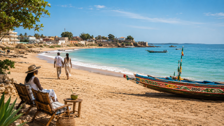 Senegal Mbour Pirogues Atlantikküste
