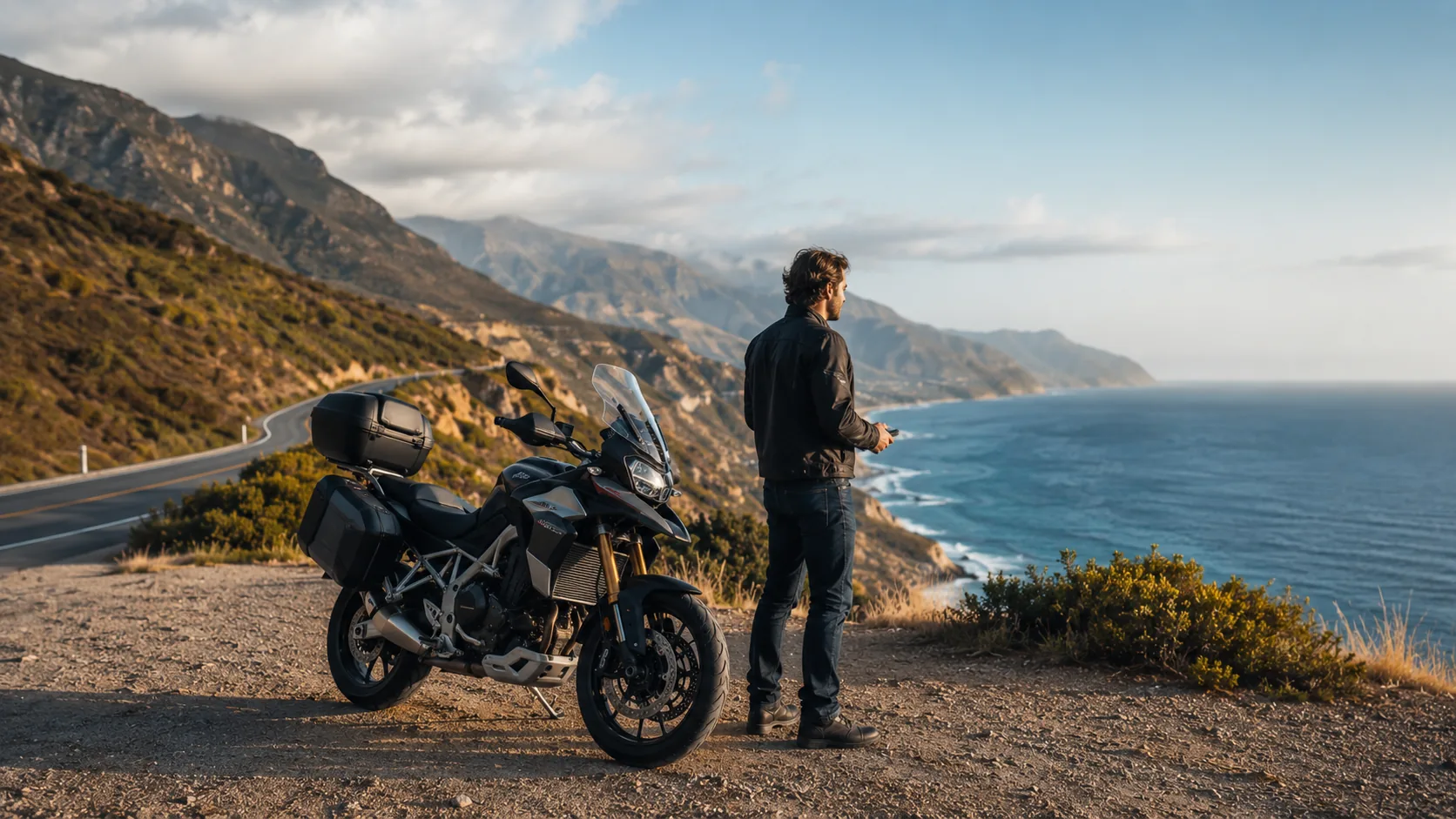 Motorrad Fahrrad oder E-Bike Reise prüfen mit 5XPLR